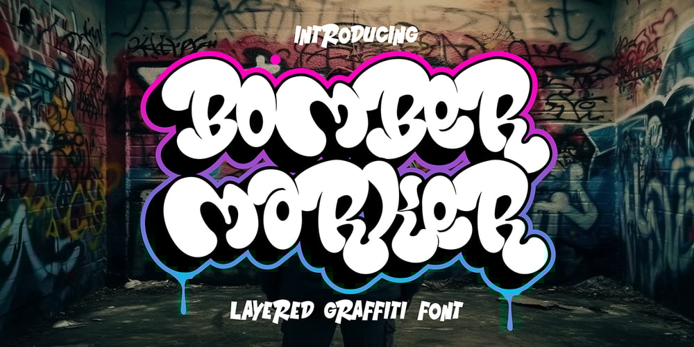 Bomber Marker font