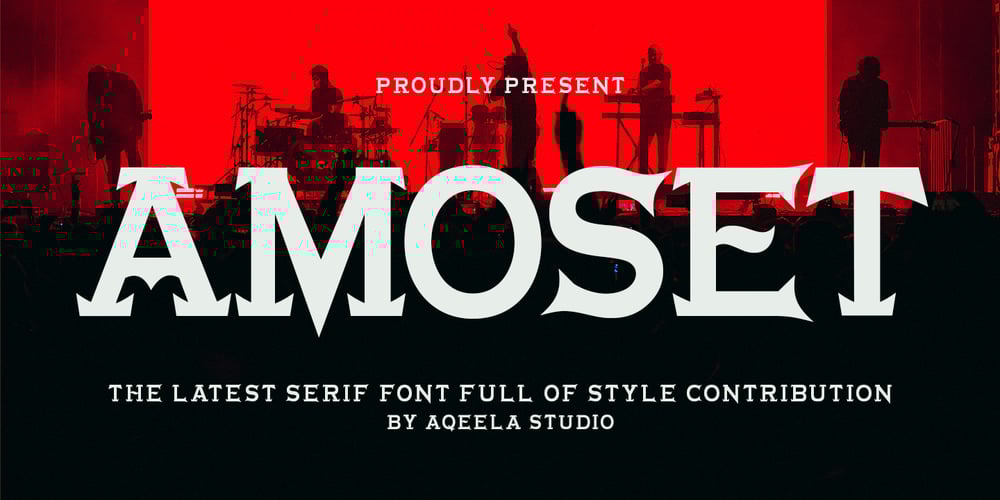Amoset font