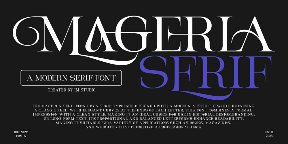 Magerla Serif font