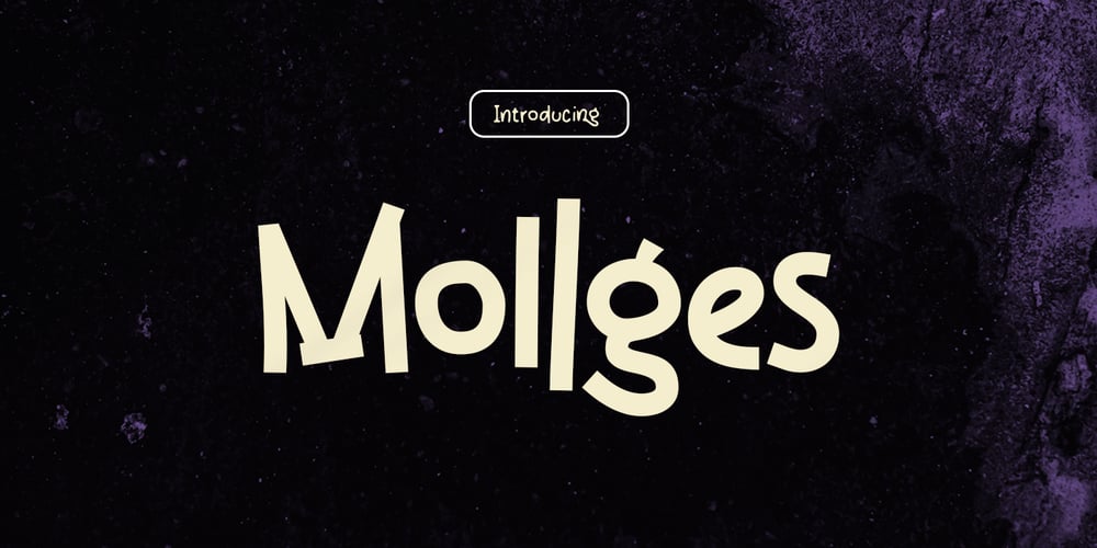 Mollges font