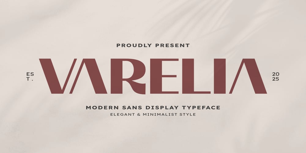Varelia font