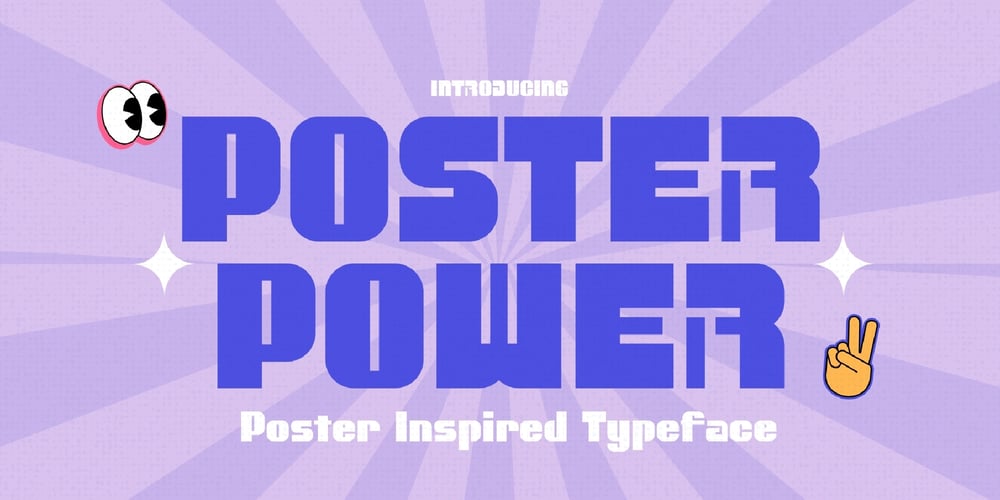 Poster Power font
