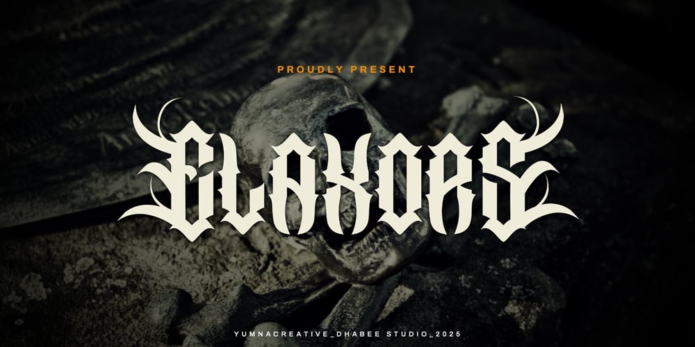 Elaxors font