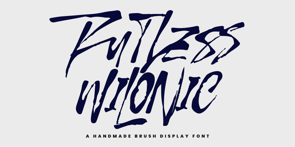 MC Ruthless Wilonic font