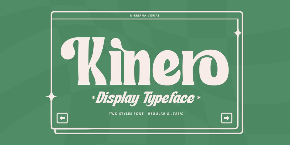 Kinero Retro font