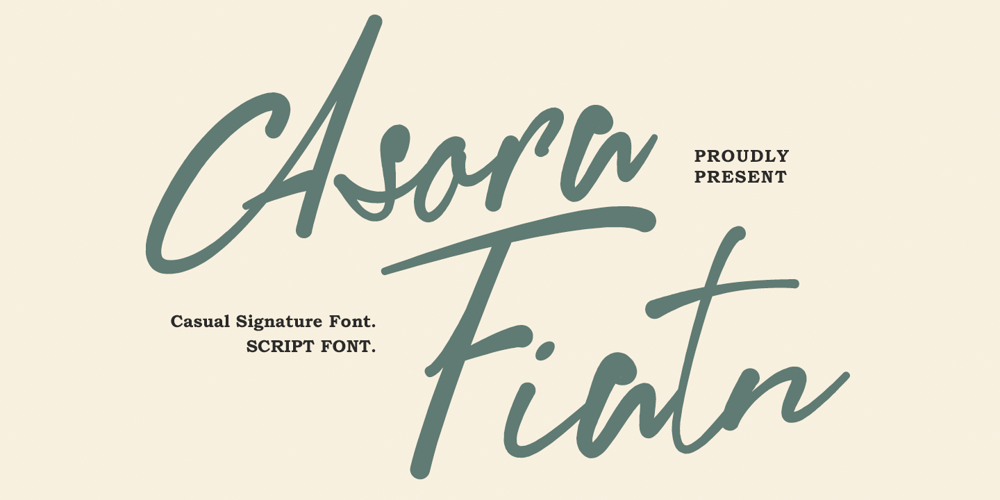 MC Asora Fiatn font