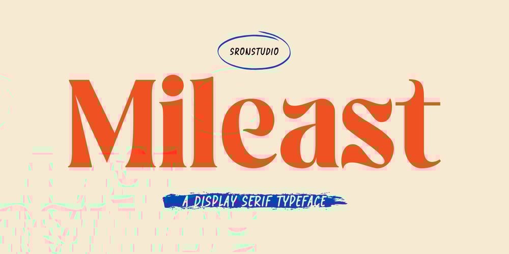 Mileast font