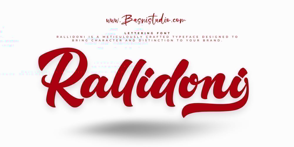 Rallidoni font