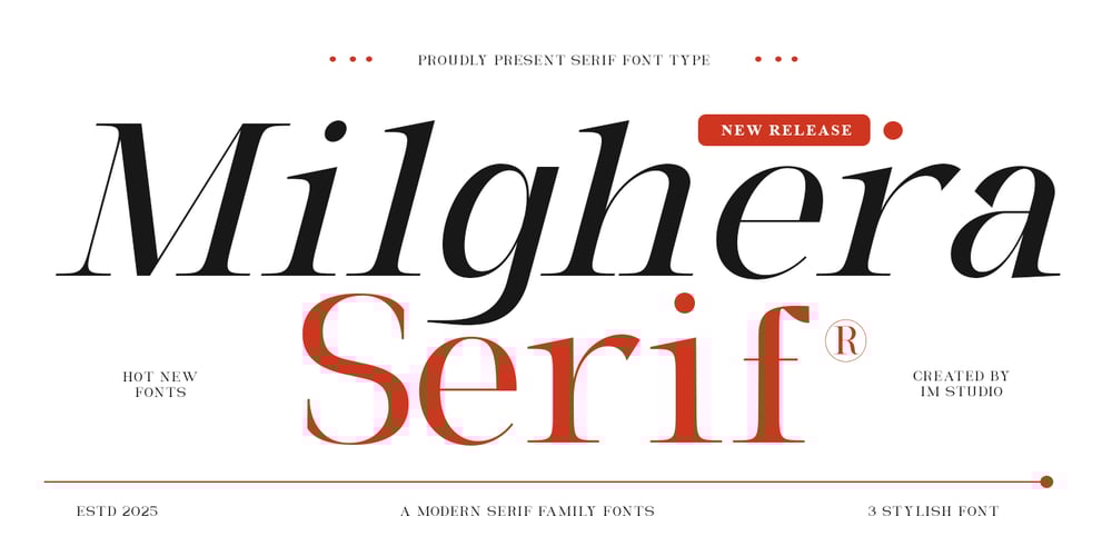 Milghera Serif font