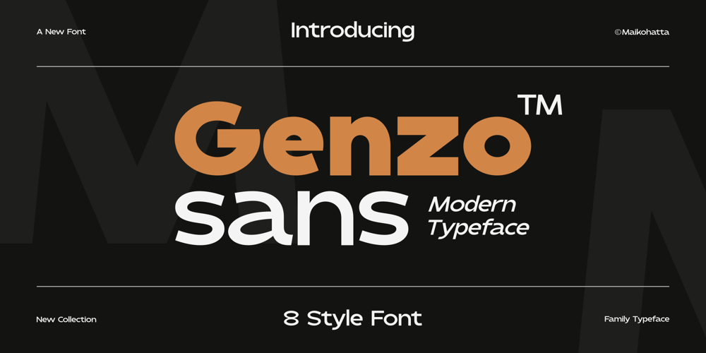 Genzo font