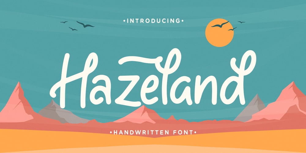 Hazeland font