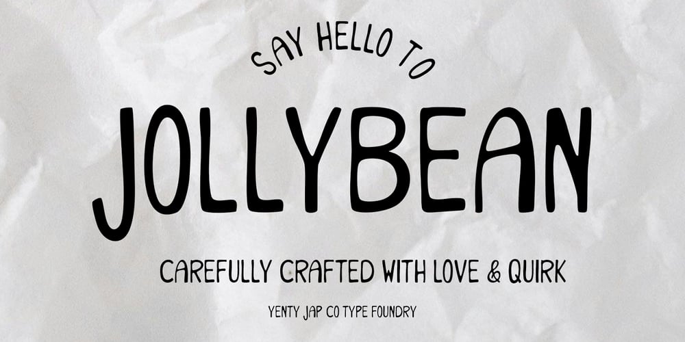 YJC Jollybean font