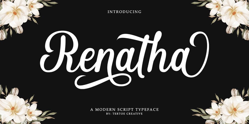 Renatha font