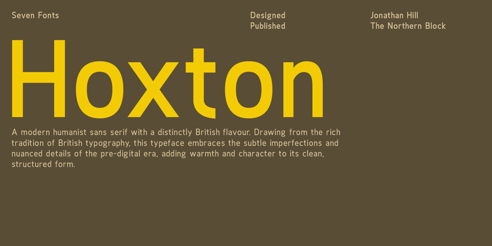 Hoxton font