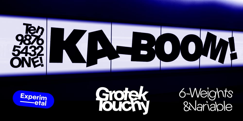 Grotek Touchy font