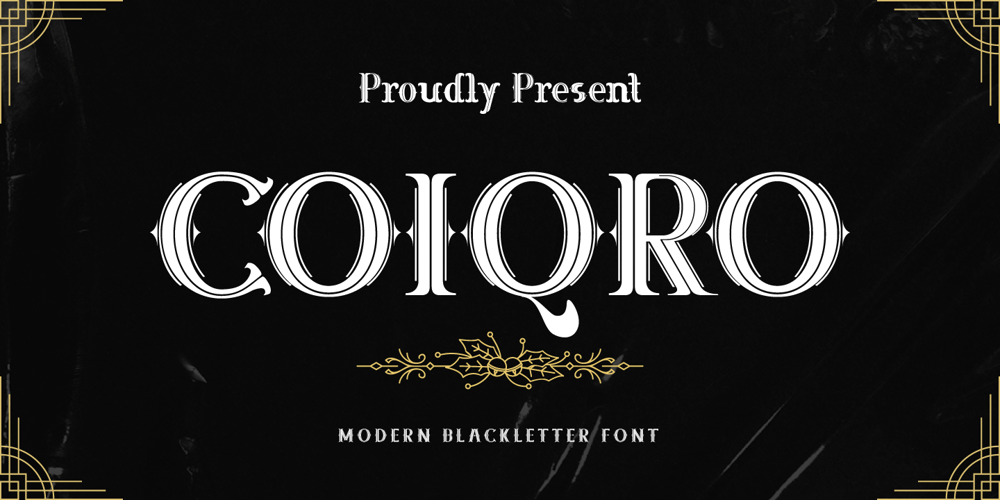 Coiqro font