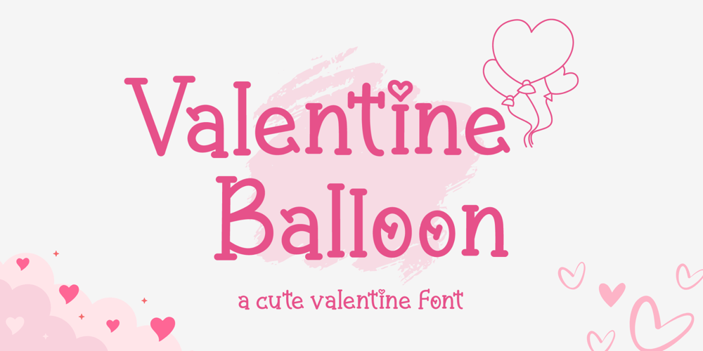 Valentine Balloon font