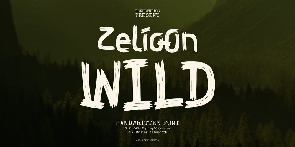Zelioon Wild font