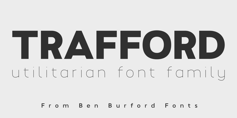 Trafford font