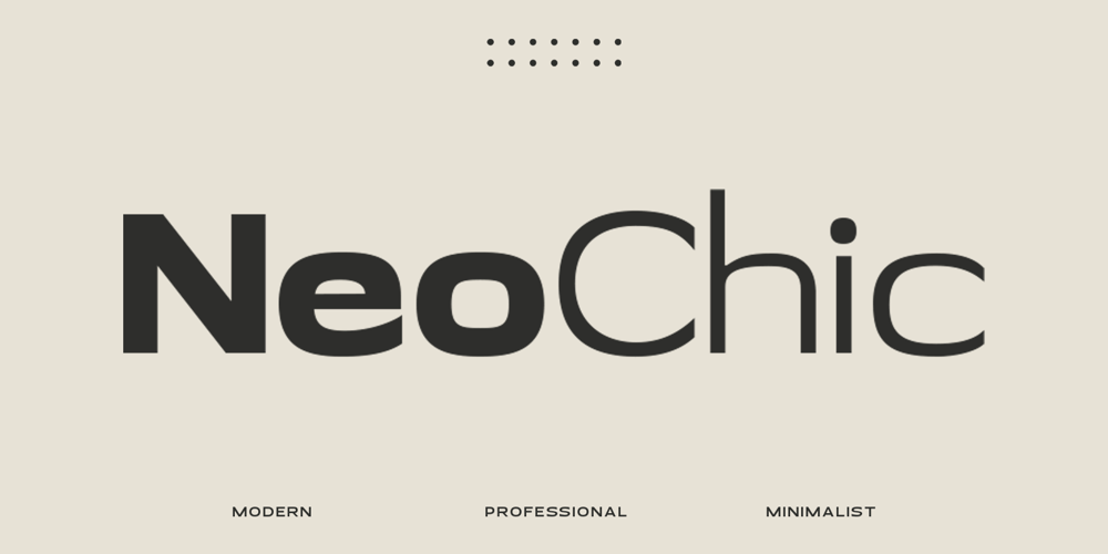 Neo Chic font