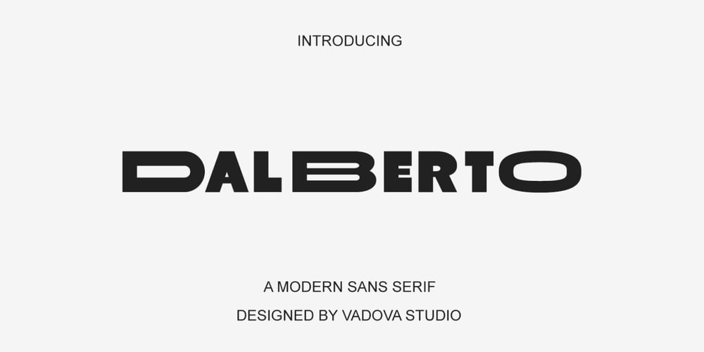 Dalberto font