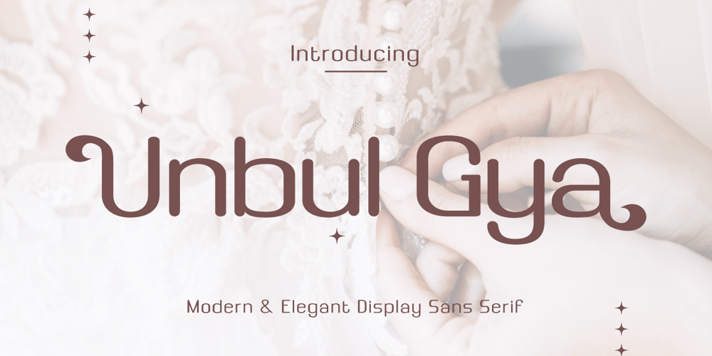 Unbul Gya font