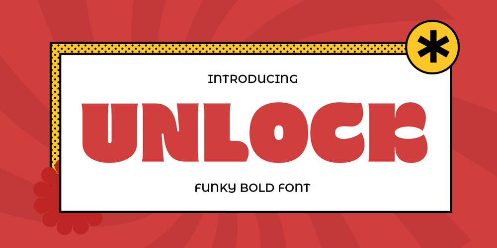 Unlock font