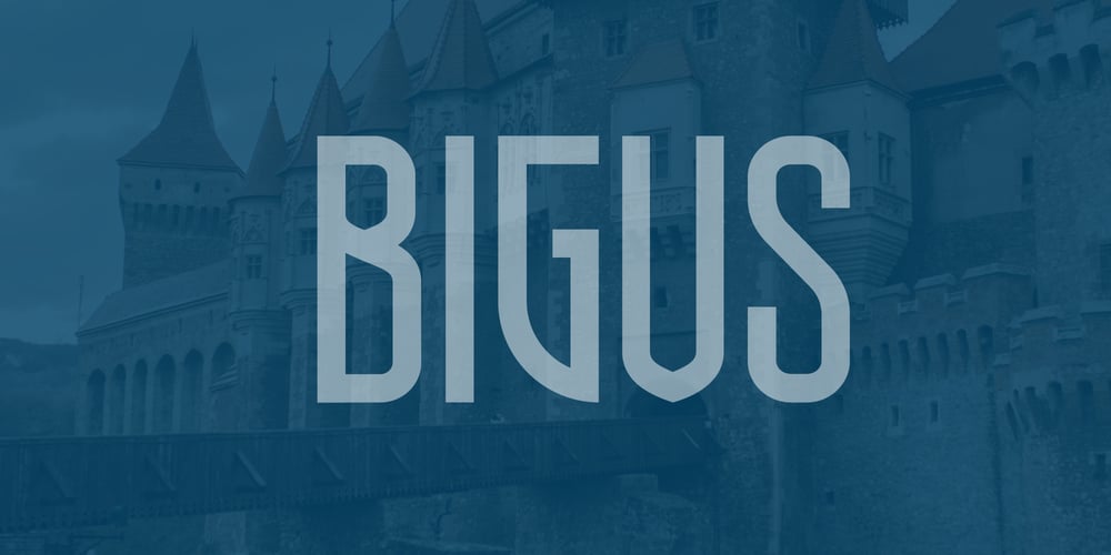 Bigus font