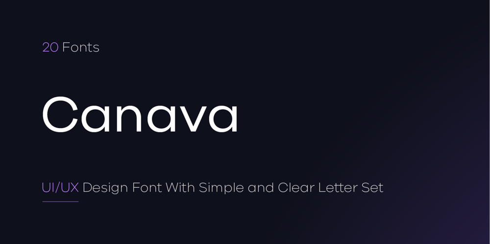 Canava Grotesk font