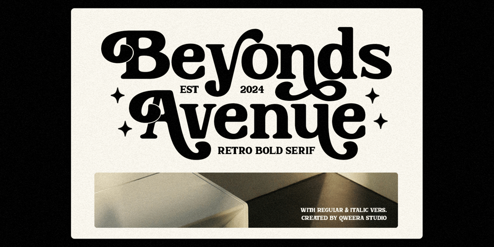 Beyonds Avenue font