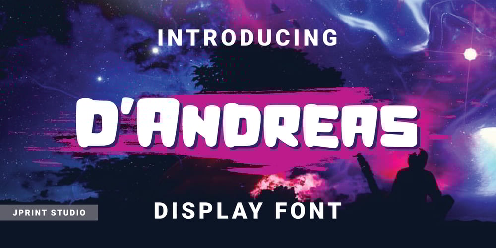 D Andreas font