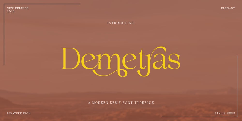 Demetras font