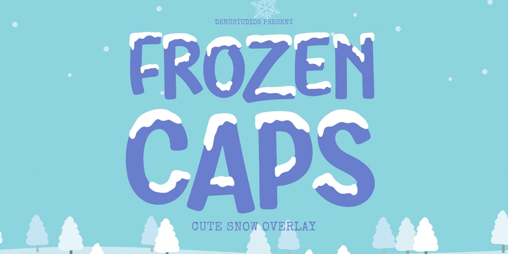 Frozen Caps font
