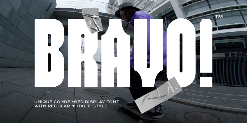 Bravo font
