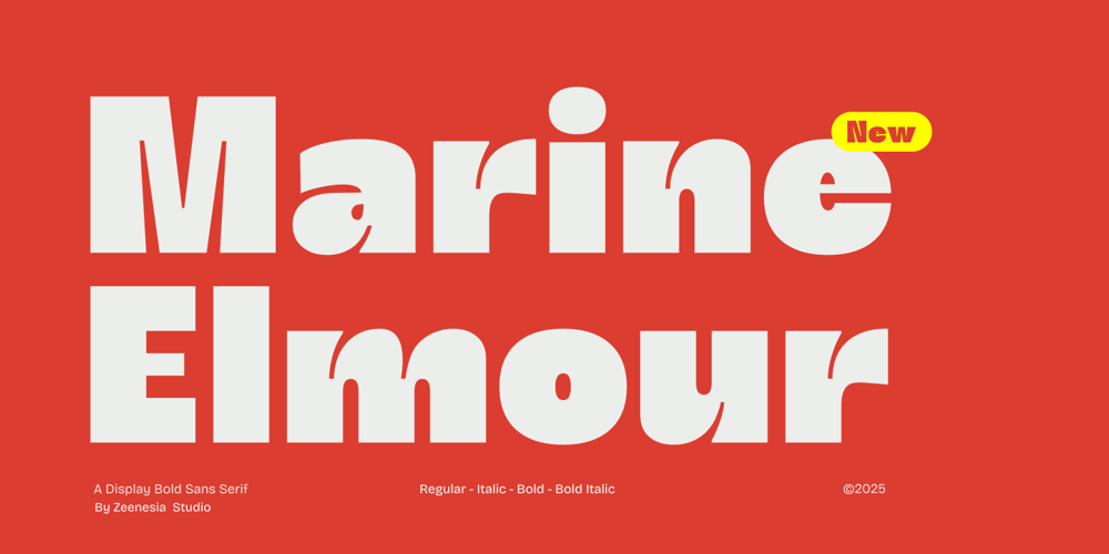 Marine Elmoure font