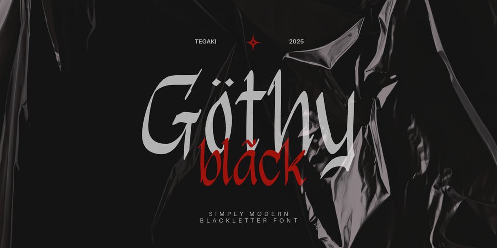 Gothy Black font