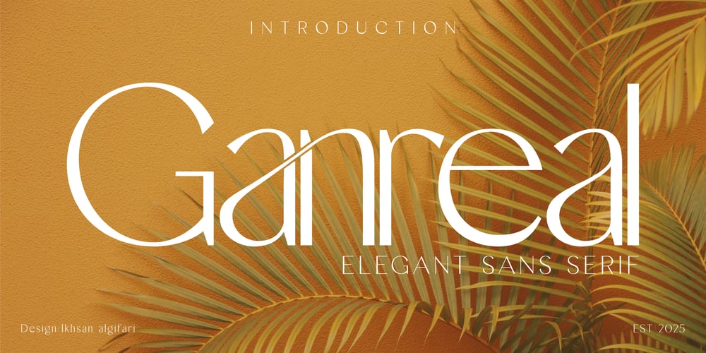 Ganreal font