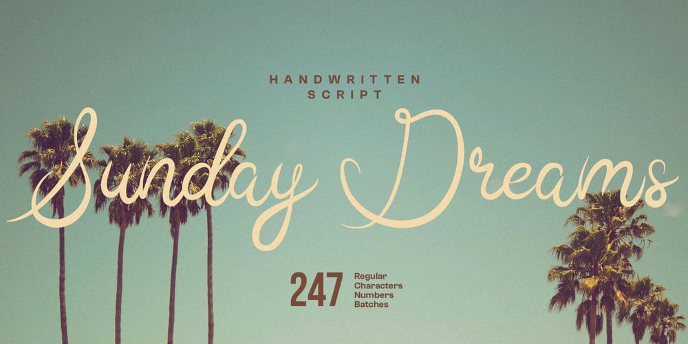 Sunday Dreams font