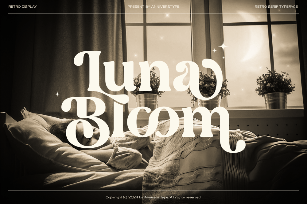 Luna Bloom font