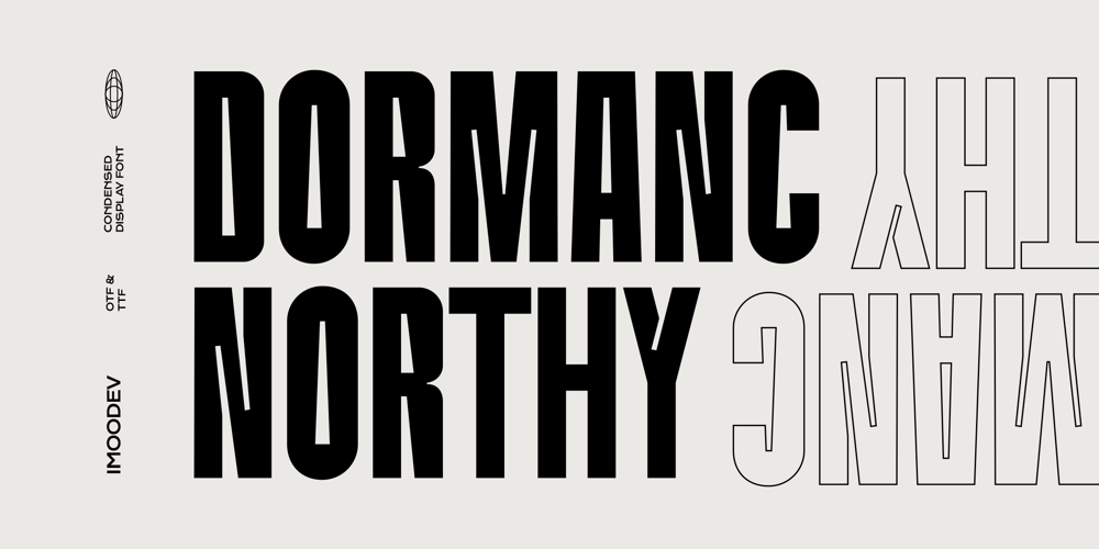 Dormanc Northy font