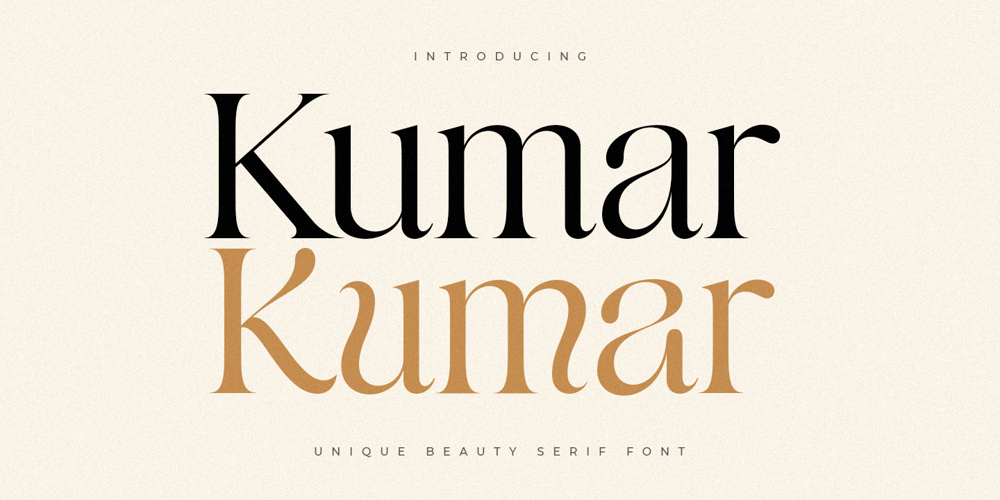 Kumar font