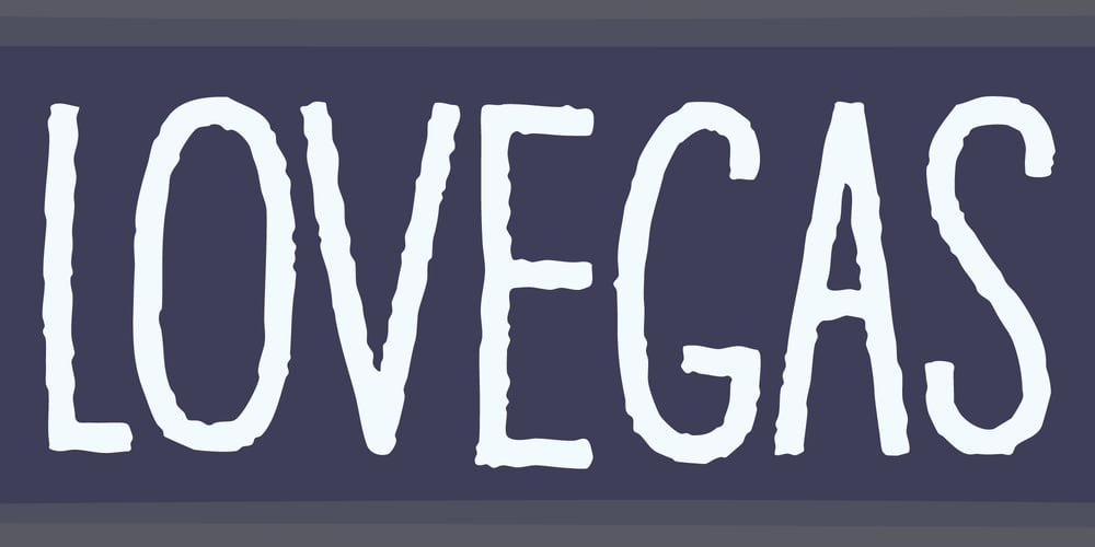 Lovegas font