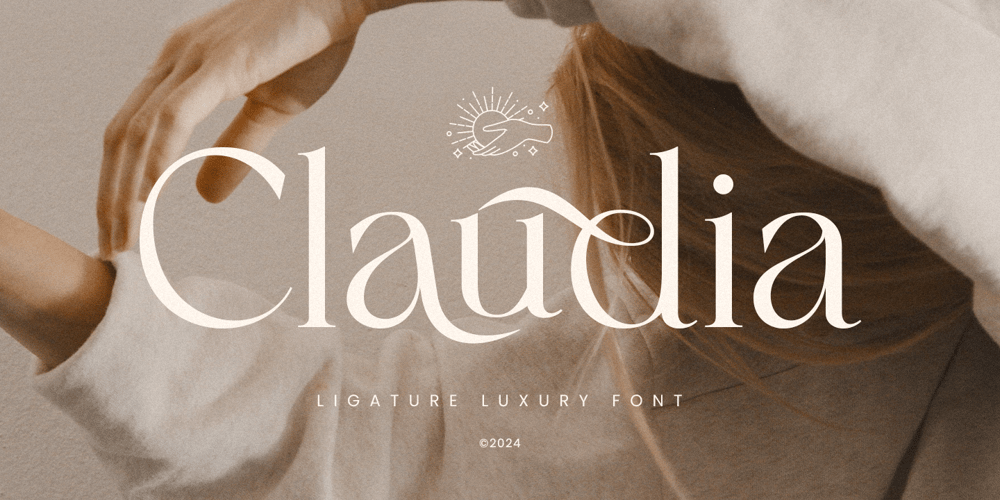 Claudia font