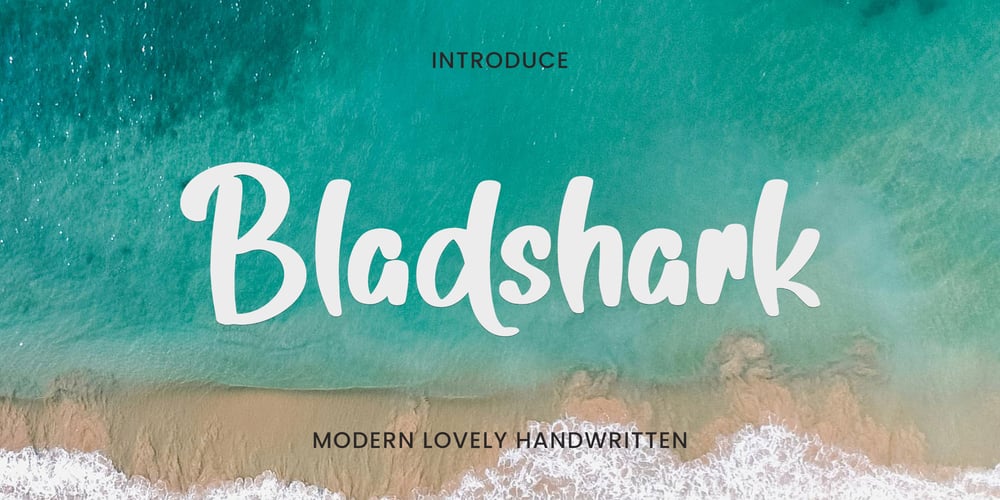 Bladshark font