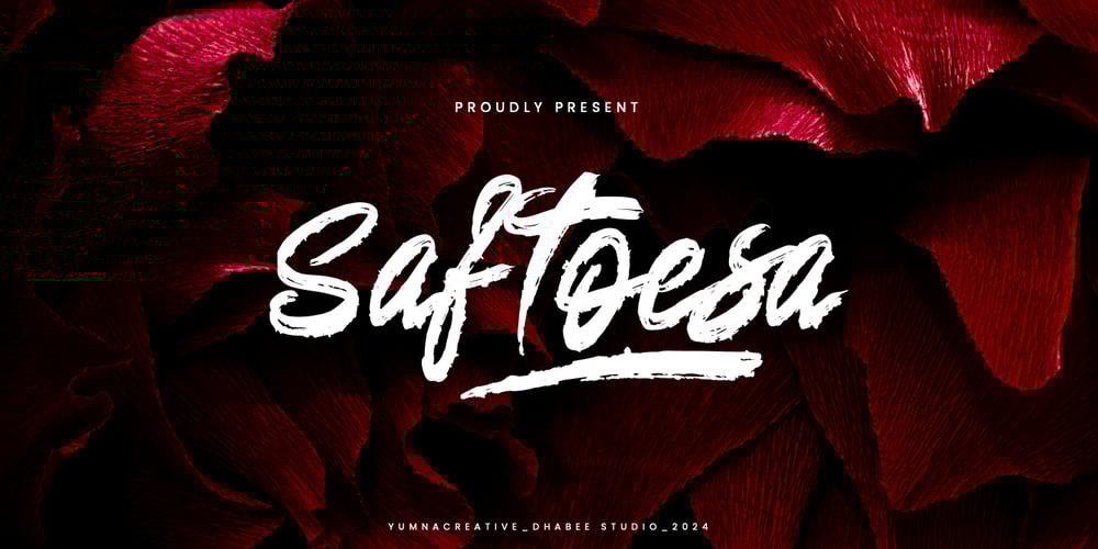 Saftoesa font