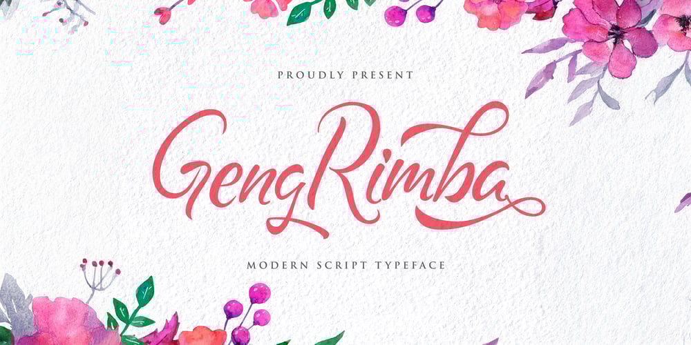 Geng Rimba font