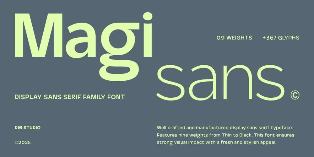Magisans font