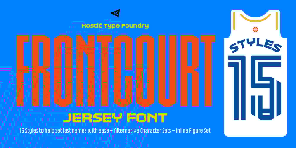 Frontcourt font