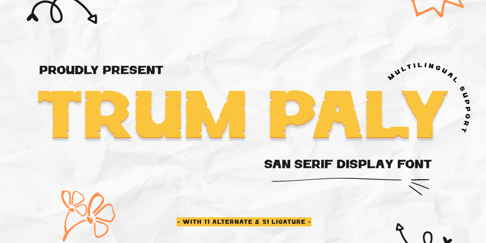 Trum Paly font