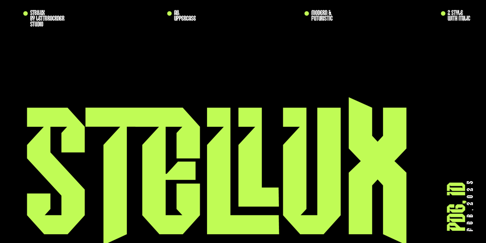 Stellux font